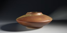  Diskusvase Porzellan, 2011 Feldspat-Reduktionsglasur, 1300°C, ceramics, porcelain, pottery, Kunsthandwerk, Gunnar Jakobson, Thüringen, Töpferei