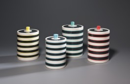  Dosen, Porzellan, 2014 Gedreht, farbige Intarsien, transparente Glasur, 1280°C, E-Ofen, ceramics, porcelain, pottery, Kunsthandwerk, Gunnar Jakobson, Thüringen, Töpferei