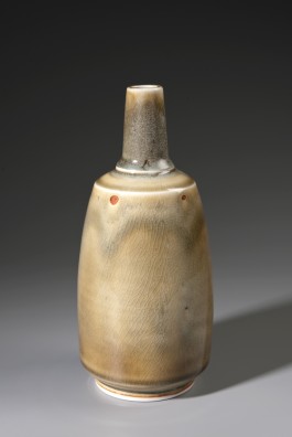  Flaschenvase Timmuko, Porzellan, 2012 Ölfleck-Timmuko, 1300°C, ceramics, porcelain, pottery, Kunsthandwerk, Gunnar Jakobson, Thüringen, Töpferei